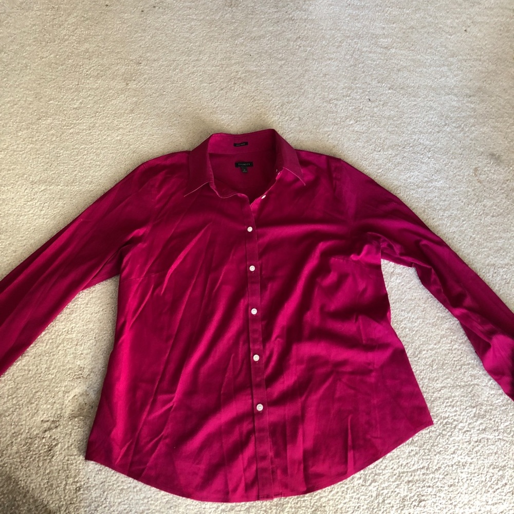 Pink button down blouse - Picture 4 of 4